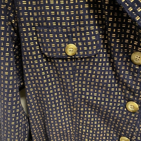 Sundance Lightweight Corduroy Blue And Gold Blazer - Picture 8 of 12